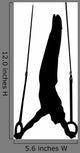 Gymnast Rings Wall Decal