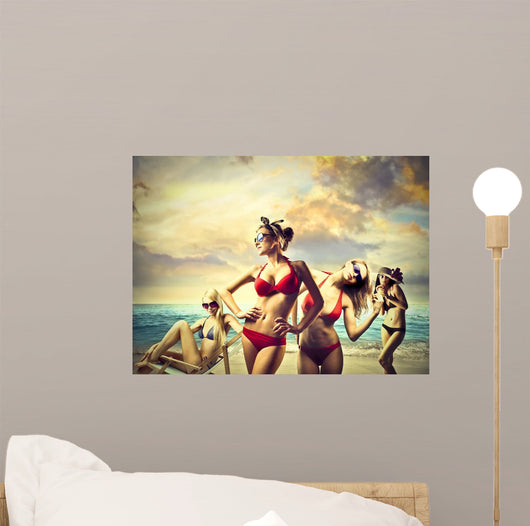 Summer Beauty Wall Decal