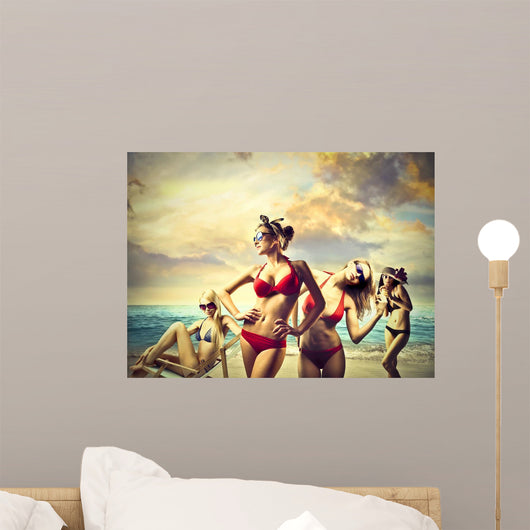 Summer Beauty Wall Decal