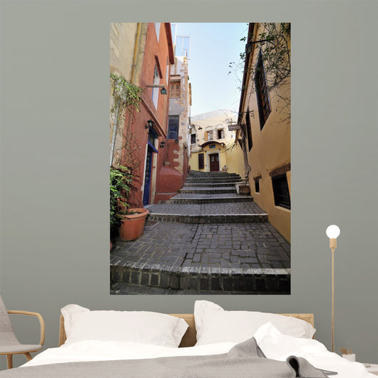 Narrow Aisle Chania Crete Wall Decal