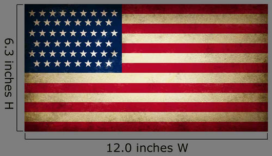 Grunge Usa Flag Wall Decal