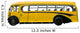 Vintage Yellow School Bus Wall Decal