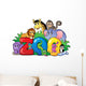 Zoo Sign With Various Wall Decal