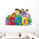 Zoo Sign With Various Wall Decal