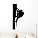 Rock Climber Wall Decal