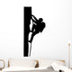 Rock Climber Wall Decal