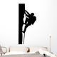 Rock Climber Wall Decal