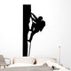 Rock Climber Wall Decal