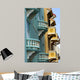 Colorful Balconies Wall Decal