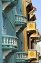 Colorful Balconies Wall Decal