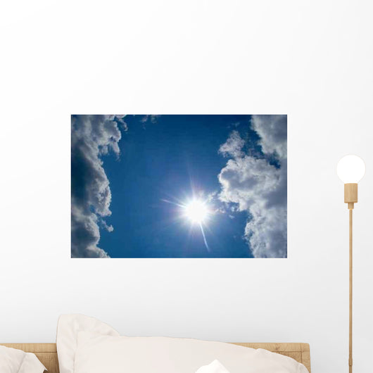 Image With Cloud And Sun Wall Decal