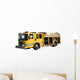 Fire Department Pumper Rescue Wall Decal
