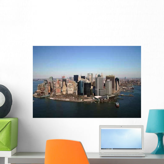 New York From Air Wall Decal