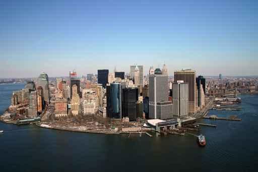 New York From Air Wall Decal