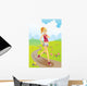 Running Girl Wall Decal