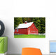 Red Barn Countryside Wall Decal