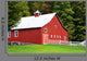 Red Barn Countryside Wall Decal