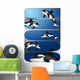 Orcas Banners Wall Decal