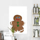 Cookie Gingerbread Man Wall Decal