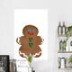 Cookie Gingerbread Man Wall Decal