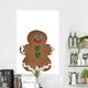 Cookie Gingerbread Man Wall Decal
