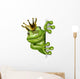 Frog Prince With Gold Wall Decal