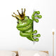 Frog Prince With Gold Wall Decal