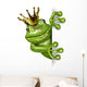 Frog Prince With Gold Wall Decal