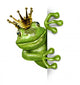 Frog Prince With Gold Wall Decal