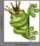 Frog Prince With Gold Wall Decal