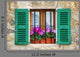 Mediterranean Window Wall Decal
