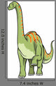 Dinosaur Vector Illustration Wall Decal