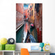 Canal With Gondola Wall Decal