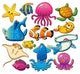 Sea Animals Collection Wall Decal