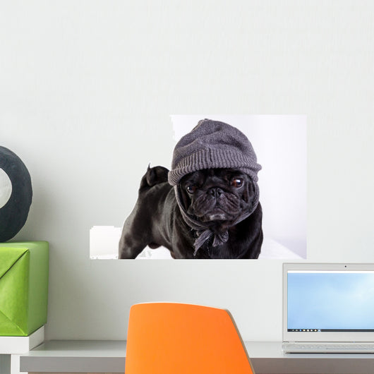 Black Mop With Woolen Wall Decal