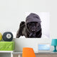 Black Mop With Woolen Wall Decal
