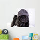 Black Mop With Woolen Wall Decal