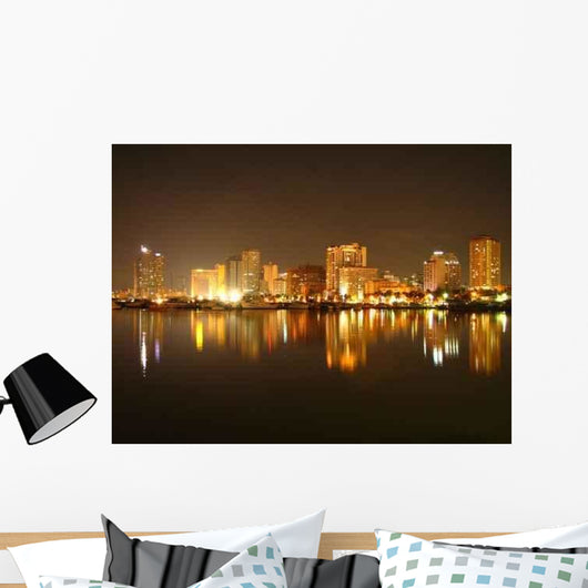 Manila Bay Skyline Wall Decal