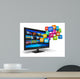 Internet Television Concept Wall Decal