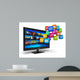 Internet Television Concept Wall Decal
