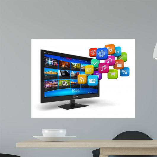 Internet Television Concept Wall Decal