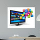 Internet Television Concept Wall Decal