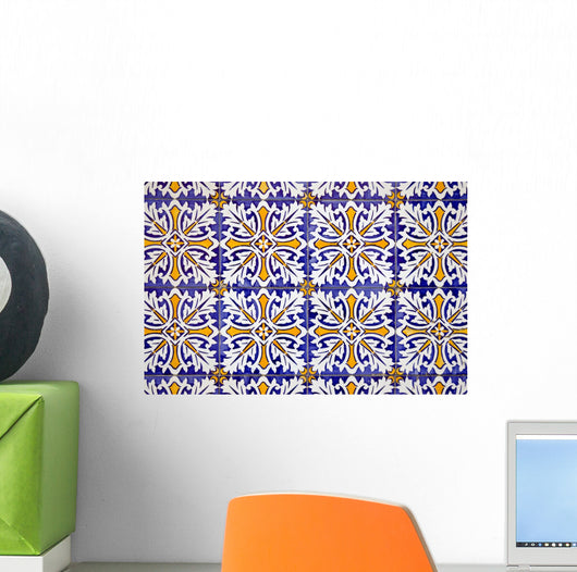 Traditional Portuguese Glazed Tiles Wall Decal