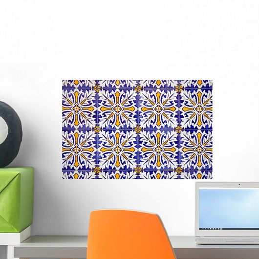Traditional Portuguese Glazed Tiles Wall Decal