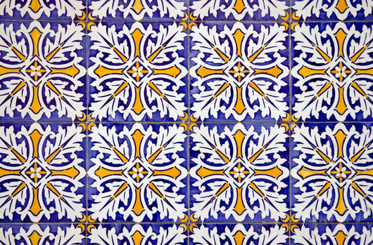Traditional Portuguese Glazed Tiles Wall Decal