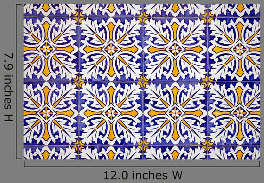 Traditional Portuguese Glazed Tiles Wall Decal