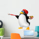 Pinguino Pittore Wall Decal