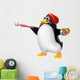 Pinguino Pittore Wall Decal
