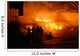 Firefighters Approach Building Fire Wall Decal