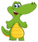 Young Crocodile Wall Decal